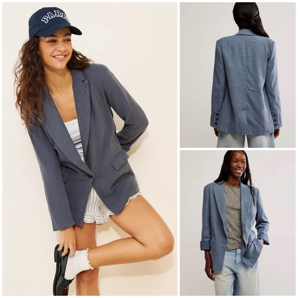 𝓯𝓹 Free People  ~ PREP SCHOOL BLAZER